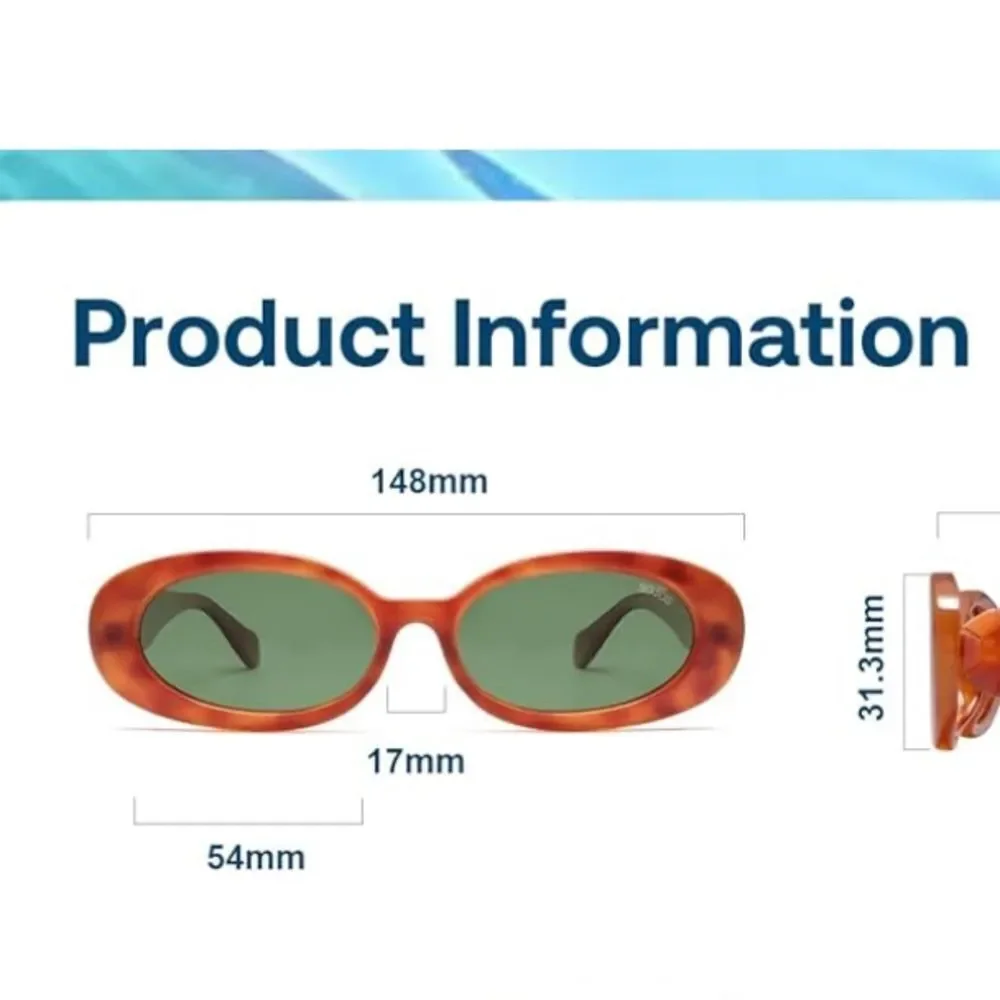 Retro Oval Sunglasses
